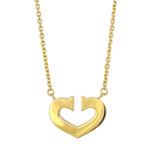 1 point limitation Cartier C Heart pendant necklace K18YG yellow gold accessory jewelry Cartier