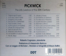 Roberto Cognazzo | Pickwick - L'Allegro Jukebox Del Novecento (DDT)_画像2