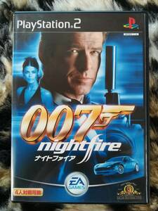 [ used * record surface excellent * operation verification ending ]PS2 007 Night fire including in a package possible 