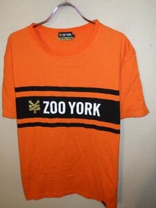 z8546ZOOYORK★ズーヨーク★NY★プリントTシャツ★USA★サイズL★スケート★人気★激安★送料格安