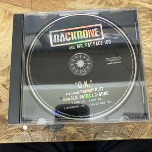 シ● HIPHOP,R&B BACKBONE - O.K. INST,シングル CD 中古品