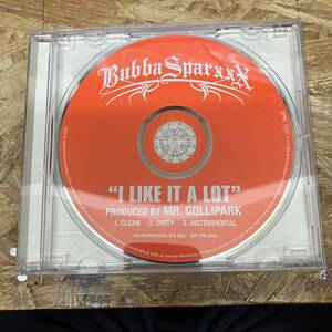 シ● HIPHOP,R&B BUBBA SPARXXX - I LIKE IT A LOT INST,シングル,PROMO盤 CD 中古品