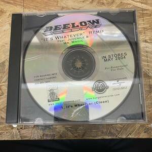 奥棚◎ HIPHOP,R&B BEELOW - IT'S WHATEVER REMIX シングル! CD 中古品