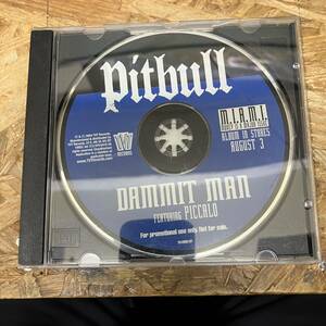 シ● HIPHOP,R&B PITBULL - DAMMIT MAN INST,シングル CD 中古品