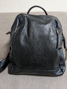 Leather Rucksack Business Bag Travel Casual ショルダーバッグ