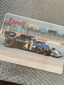 A237）下敷き　Tyrell P34　　（１）