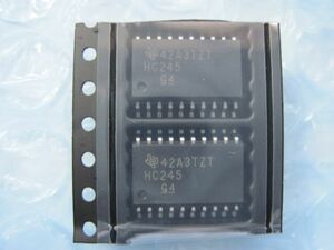 B0009　Texas Instruments　HCシリーズ　SN74HC245DWR　SOIC　未使用品ですが長期保存品　２個セット