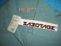 未使用！（多少難あり）SABOTAGE サボタージュ の半袖トップス_画像3