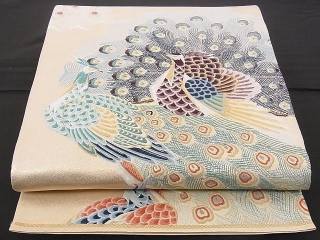 最終価格】西陣織 美品 九百錦 24K純金箔錦 高級 袋帯 浴衣/水着 着物