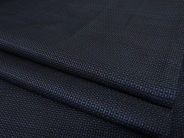 男性 紬 アンサンブル 色無地 百入茶色 キングサイズ 未使用 mop2816