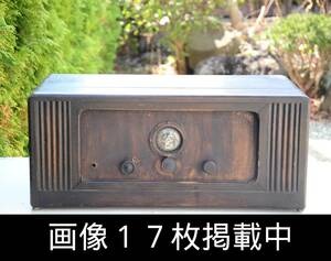  vacuum tube radio immovable display antique Vintage rare image 10 sheets publication middle 