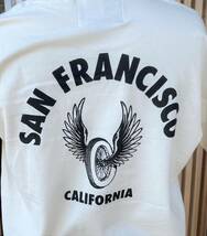 【CALIFORNIA LINE】Lサイズ　SAN FRANCISCO　ベージュ　Ｔシャツ　カリフォルニアライン　スカルフライト　ランブル_画像4