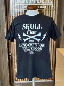 【SKULL FLIGHT】Sサイズ　クロスボーン　Tシャツ　スカルフライト　ランブル