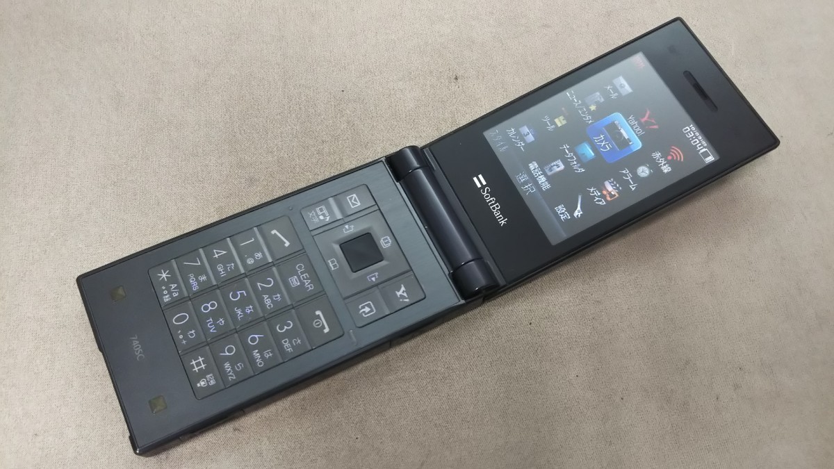 SoftBank 740SC ブラック 白ロム 3G プリペイド 赤外線通信 サムスン SoftBank 740SC ブラック 白ロム 3G プリペイド 赤外線通信 サムスン