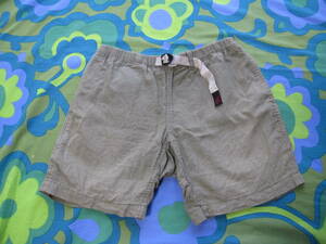 Gramicci Gramichi короткие брюки, дамы оливковая конопля 55 Хлопок 45 Используемый Kirei Camp Outdoor