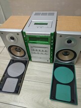 DENON　D-M1MD　ミニコンポCD.MDカセットラジオ　ジャンク_画像7