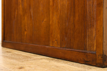 古福庵【F7801　1枚　幅996ミリ　桐の杢目が浮かぶ風情のある幅広板戸】和 アンティーク_画像9