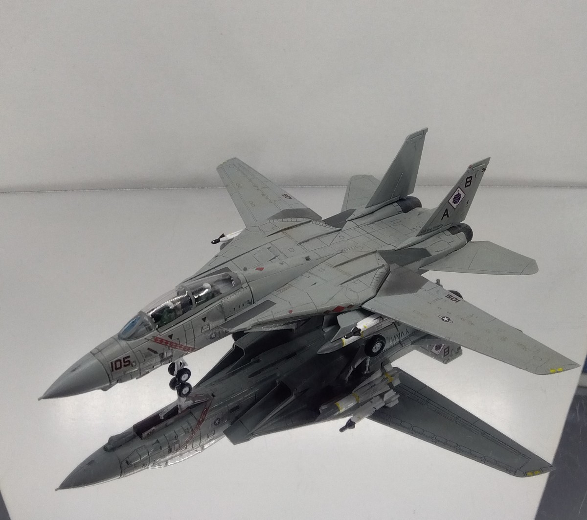 F-14戦闘機 アメリカ海軍 フライトタグキーホルダー 実物のF-14から切出し-