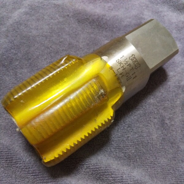 【SKC PIPE TAPS LEFT 左ネジ 1-1/2PT タップ 未使用 長期保管品】