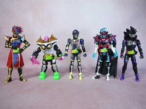 SHODO 掌動　仮面ライダーエグゼイド　5体セット　ソフビ　フィギュア　バンダイ　全高13センチ　