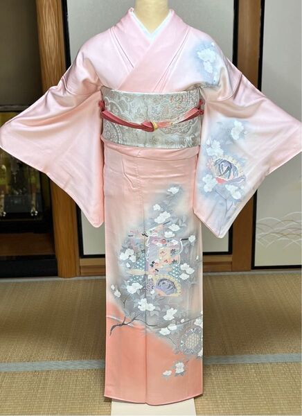 正絹 美しい 訪問着