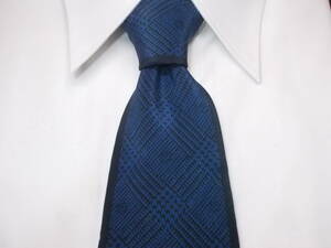 a234*mila schon галстук * Mila Schon галстук шелк 100% Италия производства темно-синий цвет 5C