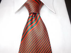 a484*renoma necktie * Renoma necktie silk 100% Italy made stripe 5C