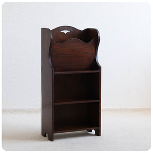  England antique magazine rack attaching book shelf bookcase open rack oak material furniture V-125