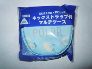  Subaru SUBARU × POLeR neck strap attaching multi case not for sale 