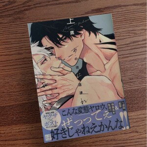 新品・未読品☆あの夜に道連れ 上/鷹/BL 漫画/帯付き☆