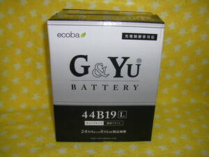 G＆Yu　エコバシリーズ　ecoba　４４Ｂ１９Ｌ バッテリー ( 28B19L 34B19L 38B19L 40B19L 42B19L と同サイズで高容量品 )