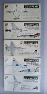 ■稀少1/300　ニチモ U.S.NAVYアメリカ海軍機9種(E-2C F-4J EA-6B F/A-18A S-3A A-4F RA-5C F-8E A-6E)