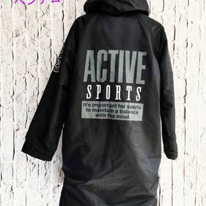 ★送料無料★ ACTIVE SPORTS BLUEKY アクティブスポーツ ベンチコート 裏フリース 防寒 Medium