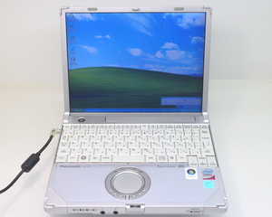 Panasonic Let’s note CF-R7BWYAJP/Core2Duo U7600(1.20GHz)/2GBメモリ/HDD120GB/10.4TFT/WindowsXP Professional SP2 #0329