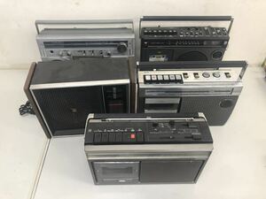 5台セット TOSHIBA RT-S50D/ SONY CF-1980 CFM-838 / National RE-788 RX-1750 ジャンク