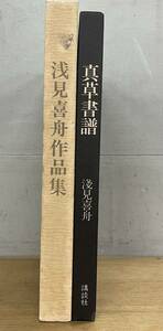 ■全冊初版■浅見喜舟■まとめて2冊セット■真草書譜■作品集■講談社■状態良好■