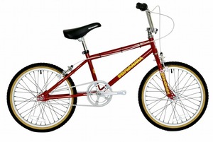  free shipping * new goods unused *KUWAHARA/ mulberry ./kwa is laSurvivor20 OLD SCHOOL BMX Maroon color 