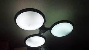  fluorescent lamp ceiling light 30 type 3ps.@ size center from 43cm used parts breaking several equipped 