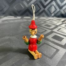 木製　ピノキオ　イタリア製　昭和レトロ　フィギュア_画像1