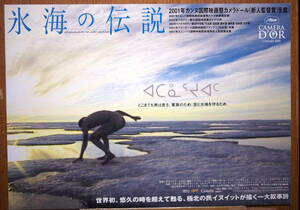 映画チラシ「氷海の伝説」ザカリアス・クヌク　2001年　館名シネモンド印