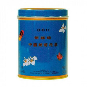 . бабочка . китайский чай жасминовый чай ( синий жестяная банка маленький )113g×10 комплект 52115