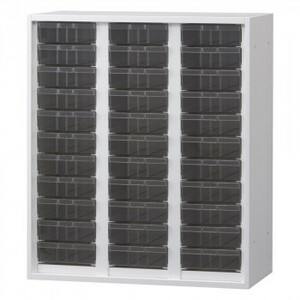 .. industry wall surface cupboard deep type tray unit 3 row 11 step (A4 deep ) white HOS-TABX BN-90 color ( white )