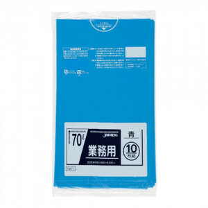 ja pack s standard poly bag 70L blue 10 sheets ×40 pcs. TM71