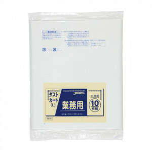 ja pack s large poly bag 150L half transparent 10 sheets ×10 pcs. DK99