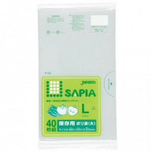 ja pack s preservation for poly bag L transparent 40 sheets ×30 pcs. P-03