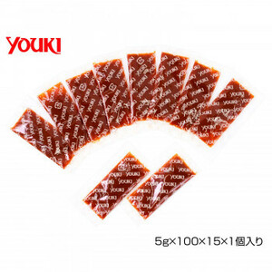 YOUKI ユウキ食品 四川豆板醤 (小袋詰) 5g×100×15×1個入り 213110