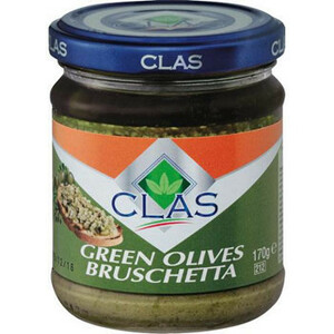  Class green olive brusketa170g 6 set 058023