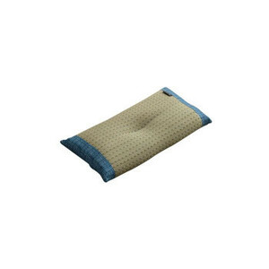 KOBA-GUARD 制菌 抗菌防臭 消臭 い草 くぼみ平枕 約50×30cm ブルー 7559109