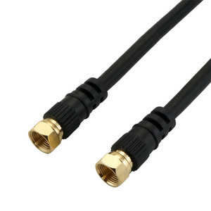 HORIC antenna cable 0.5m black both sides screw type connector AC05-444BK