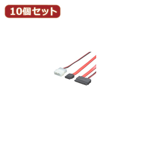 変換名人 10個セット microSATA→SATA+電源 MSATA-SATA1X10